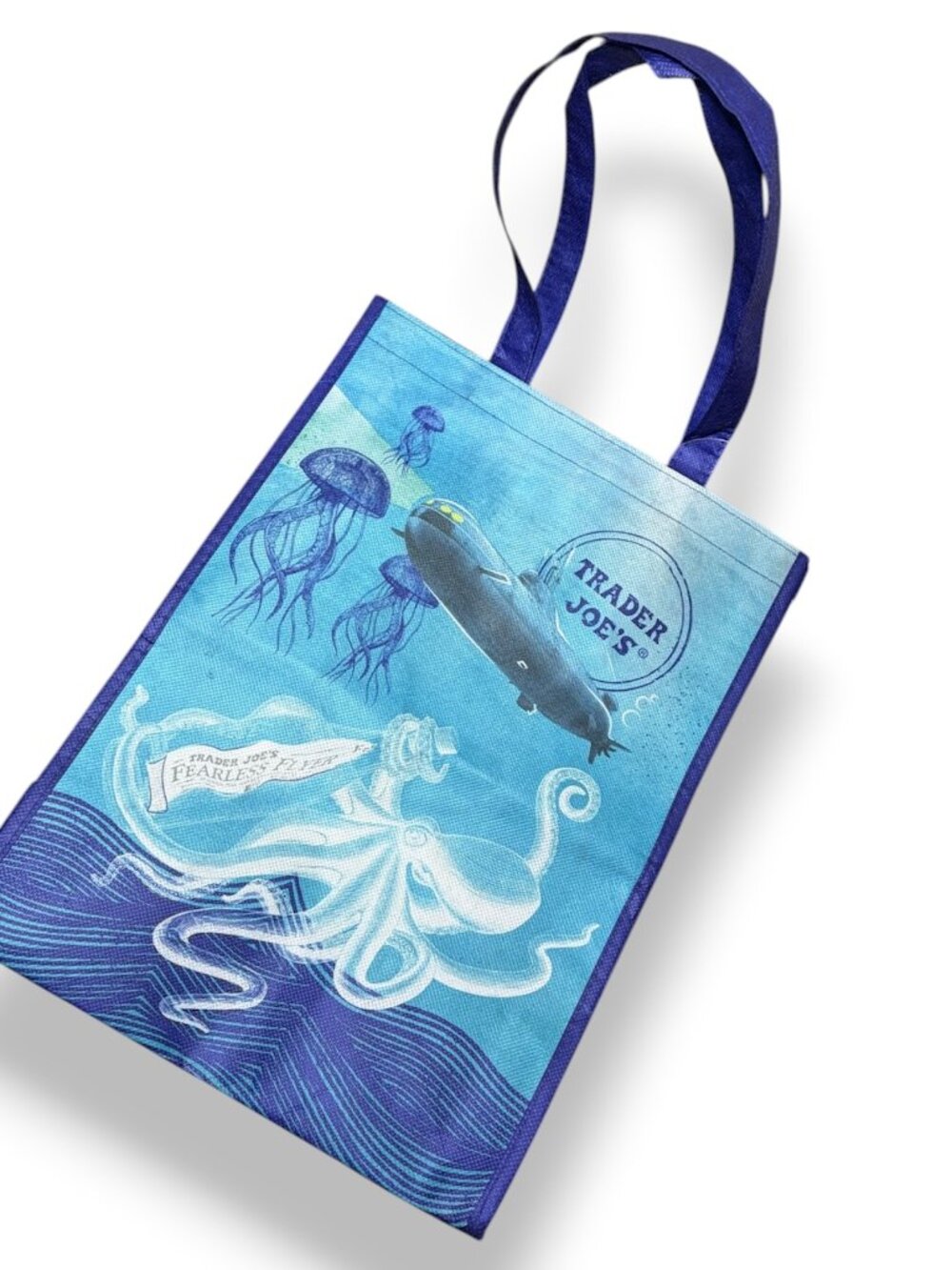 Trader Joe's Recycled Ocean Plastic shopper Tote Bag - Nemo - Picture 3 of 4
